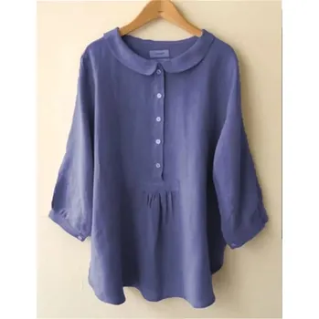 Dámská halenka Dámská halenka BR593 Barva: Modrá, Velikost: 3XL