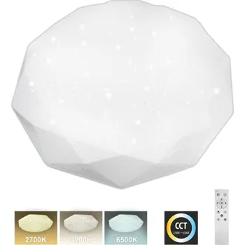 LED stropní svítidlo - INDUS 80W CCT + ovladač Trixline TR-601C