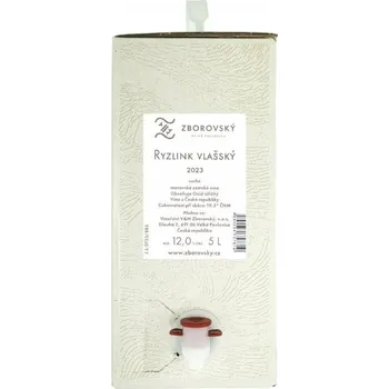 Víno Zborovský Ryzlink vlašský BiB 3l 2024