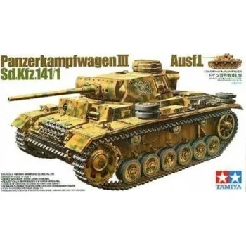 Plastikový model Model vojenského vozidla German Pz. Kpfw III Ausf. L Tamiya MT-35215
