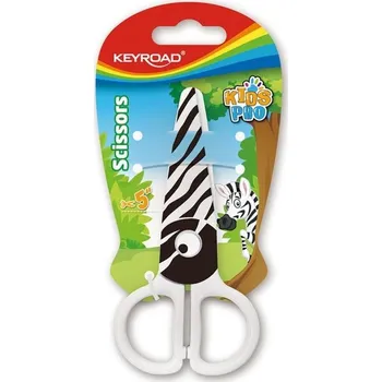 Výtvarná sada Keyroad Dětské nůžky - Zebra