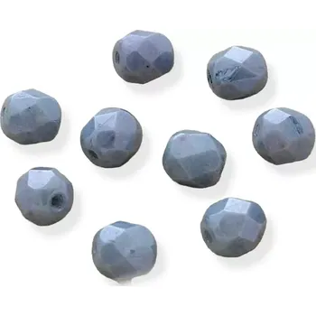 Korálek Korálky broušené šedé lesk 6mm – 30 ks