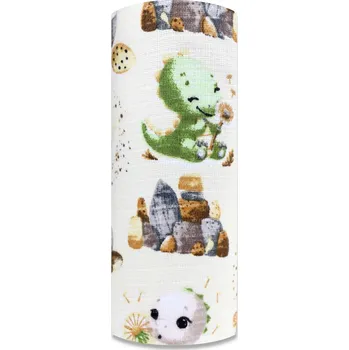 látková plena Ega Kids TETRA plena - dinosauři zelená