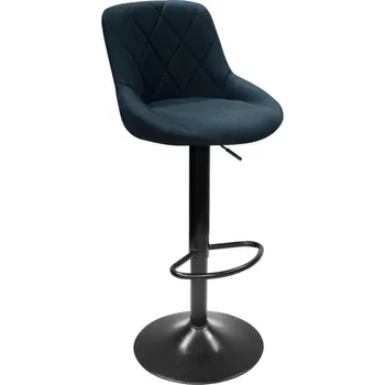 Křeslo Tempo Kondela Teken (tmavě modrá + černá)