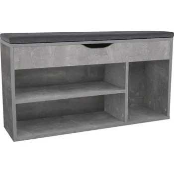 Komoda Tempo Kondela Filesas (beton + černá)