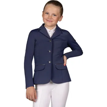 Jezdecké sako QHP Sako závodní Sariah QHP, dětské, navy 152