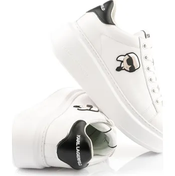 Dámská obuv TENISKY KARL LAGERFELD ANAKAPRI KARL NFT LO LACE WHITE LTHR