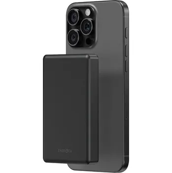 Powerbanka ENERGEA AluPac 10K MagSafe hliníková powerbanka, 10000mAh, černá