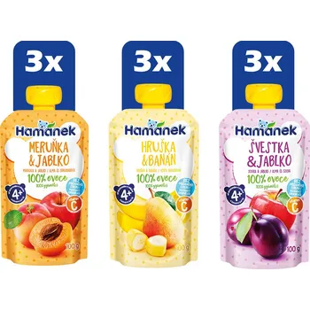 Hamánek Ovocný mix kapsiček (4+) - 9 x 100 g