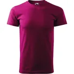 MALFINI Pánské tričko s vlastním potiskem Malfini Basic fuchsia red 3XL