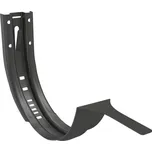 Hák žlabový ROBUST pro čelní montáž 250 mm – černá
