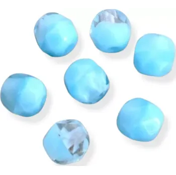 Korálek Korálky broušené modročiré 6mm – 30 ks