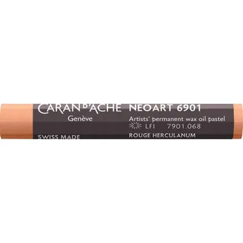 Kresba Pastelka Caran d'Ache Neoart 6901, barva 068 Herculanum Red (Herculánská červená)