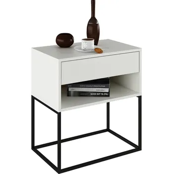 Komoda Tempo Kondela Autor (bílá + černá)