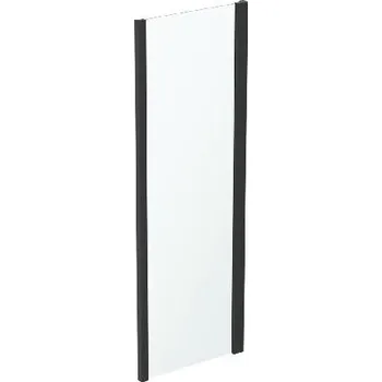 Ideal Standard Connect 2 - Pevná boční stěna 85 cm, černá/čiré sklo K9301V3