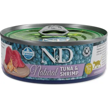 Krmivo pro kočku Konzerva N&D Cat Natural Tuna & Shrimp 70g