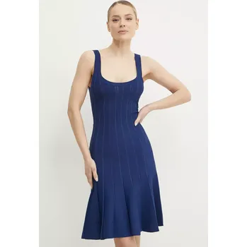 Dámské šaty Šaty Silvian Heach FLOCOSA tmavomodrá barva, mini, GPP25016VE 59X, vel. M