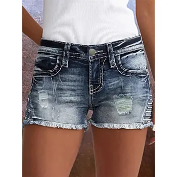 Dámské kraťasy Dámské džínové šortky BR328 Barva: Nebeská, Velikost: L