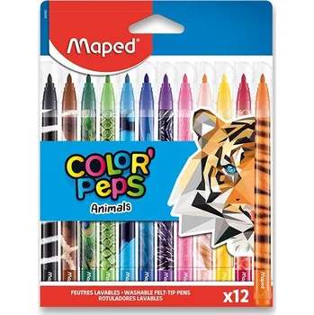 Fixy MAPED Color´ Peps Animals - 12 barev