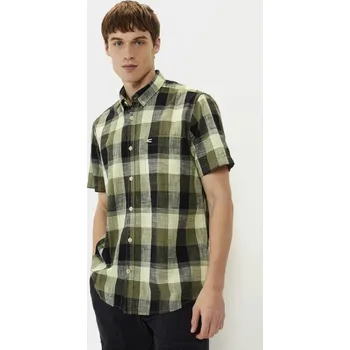 Pánská košile KOŠILE CAMEL ACTIVE SHORTSLEEVE SHIRT DUSTY KHAKI