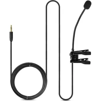 Flexibilní všesměrový mikrofon s husím krkem Movo ACM400 pro motovlogging Mikrofon s přilbou Moto