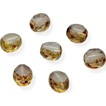 Korálek Korálky broušené ploškované – 10 ks