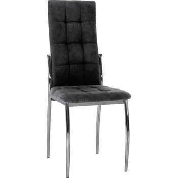 Křeslo Tempo Kondela Adore (tmavě šedá + chrom)