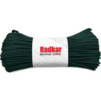 Příze RADKAR šňůry na šití 5mm Forest green - 100m návin