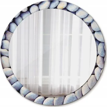 Zrcadlo Zrcadlo do koupelny Decor Mořské kameny kulaté 90