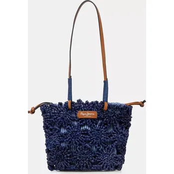 Kabelka Plážová taška Pepe Jeans GINA SUNRISE tmavomodrá barva, PL031614 59X, vel. ONE SIZE