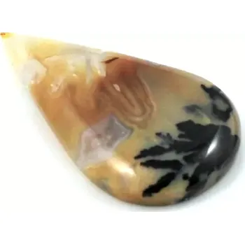 Drahý kámen Dendritický achát kapka