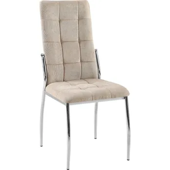 Křeslo Tempo Kondela Adore (hnědá + chrom)