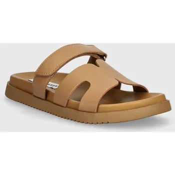 Dámské pantofle Kožené pantofle Steve Madden dámské, hnědá barva SM11003028.CGC 82X, EUR 36