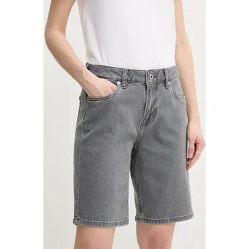 Dámské kraťasy Džínové šortky Pepe Jeans BERMUDA SHORT HW PL801189UN3 šedá 90X, vel. 28