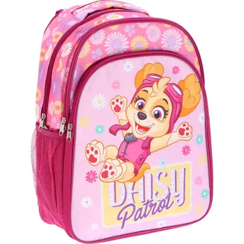 Školní batoh Růžový Školní batoh Tlapková patrola Nickelodeon s více přihrádkami