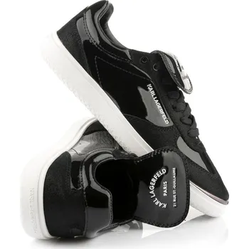 Pánská obuv TENISKY KARL LAGERFELD ATLAS LO LACE LTHR BLACK LTHR & SUEDE
