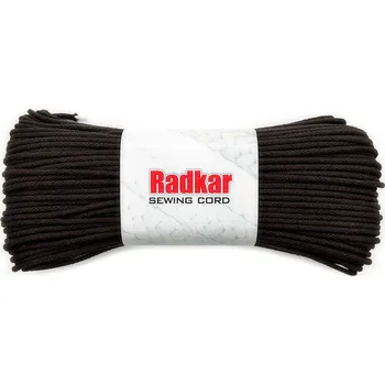 Příze RADKAR šňůry na šití 5mm Chocolate - 100m návin