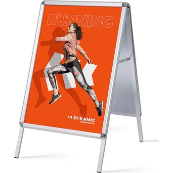 Reklamní ekonomické áčko 70 x 100 cm, oblé rohy, profil 32 mm