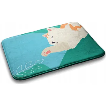 Koupelnová předložka Protiskluzová koupelnová předložka Kočka Zvířata