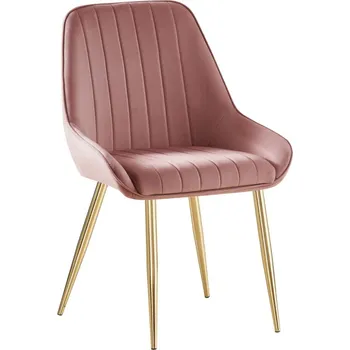 Křeslo Tempo Kondela Soddy (růžová + zlatá)