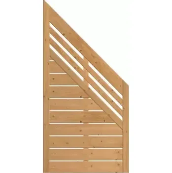 Plot Luxusní plot Bergamo s mezerou 90x180/90 cm-Pravé