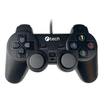 Gamepad Gamepad C-TECH Callon pro PC/PS3, 2x analog, X-input, vibrační, 1,8m kabel, USB