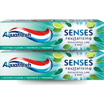 zubní pasta Aquafresh Senses Eucalyptus Zubní Pasta 2x75 ml