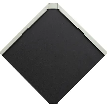 plechová krytina BELPROFILE Maloformátová krytina QUADRA Pladur Wrinkle RAL 9005 černá