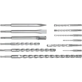 Sada nářadí Sada vrtáků a sekáčů SDS+ 12 ks