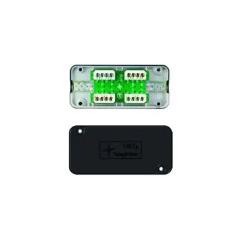 Konektor TELEGÄRTNER 100023273 (J00060A0069) Připojovací modul RJ45 Cat.7A, černý