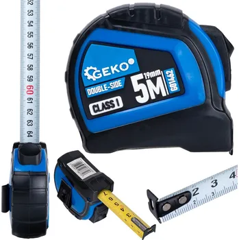 metr Geko Nylonový oboustranný metr, 5m/19mm | GEKO