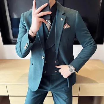 Pánský oblek Pánský oblek do kanceláře MC245 Velikost: L, Barva (Varianta): mo lv