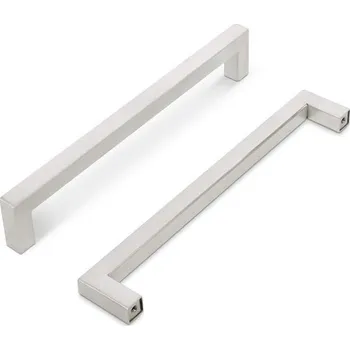 Nábytkové kování PinLin 10ks Set Filament Ocelový otvor skříňky Střed 192 mm Rukojeť dvířek skříně Zásuvka Čtvercová