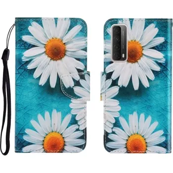 Pouzdro na tablet VSECHNONAMOBIL 26987 ART Peňaženkový kryt Huawei P Smart 2021 DAISY